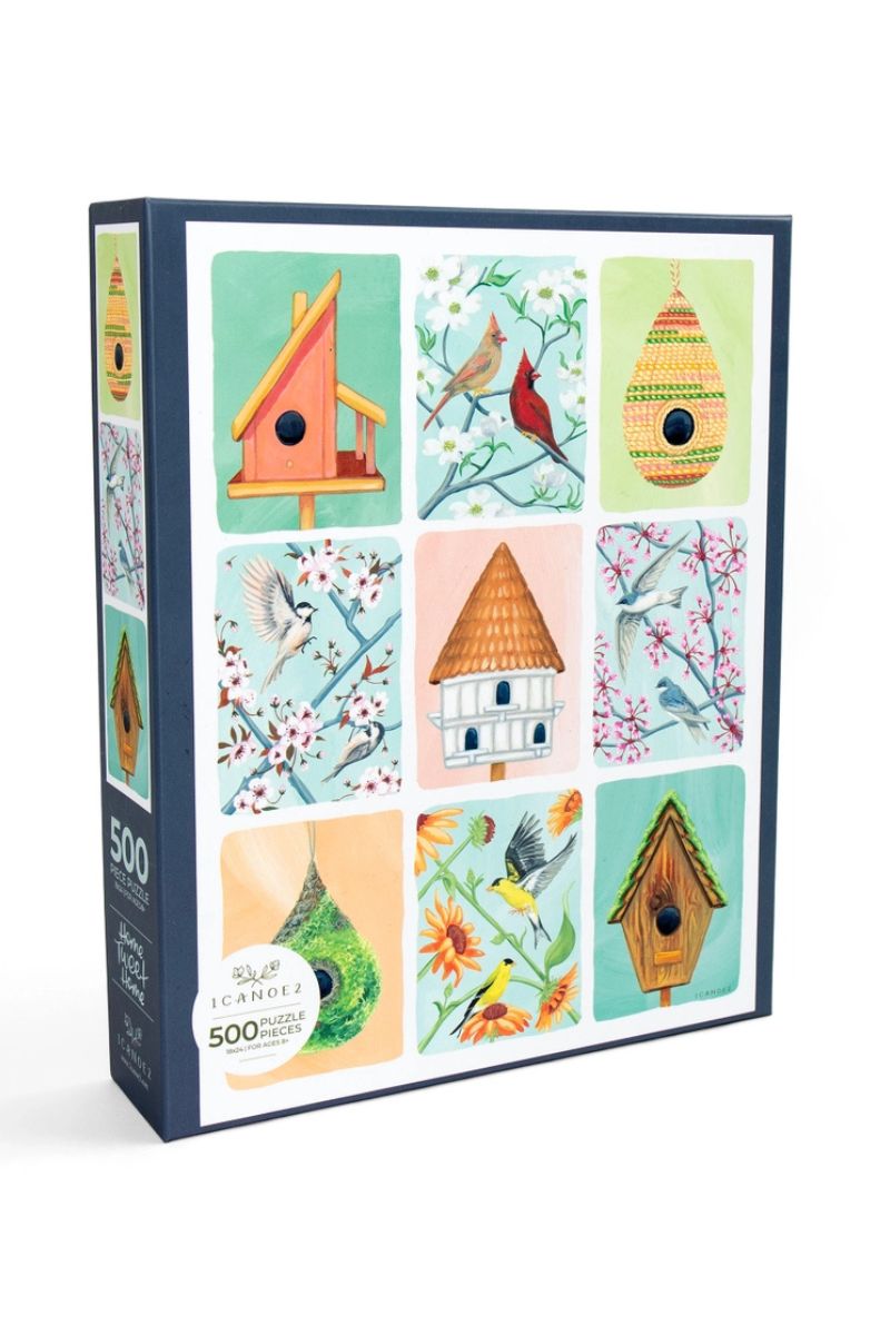 1Canoe2 Home Tweet Home Birdhouses Jigsaw Puzzle 500 Piece