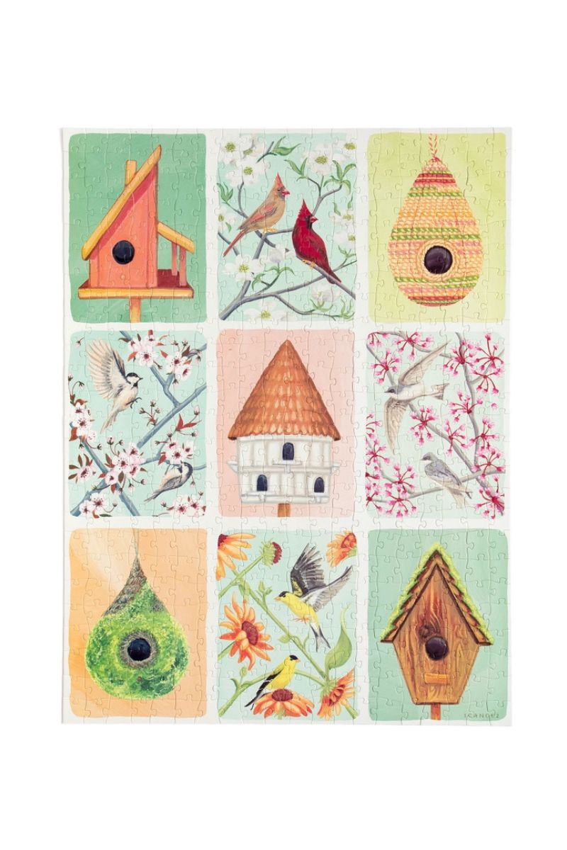 1Canoe2 Home Tweet Home Birdhouses Jigsaw Puzzle 500 Piece
