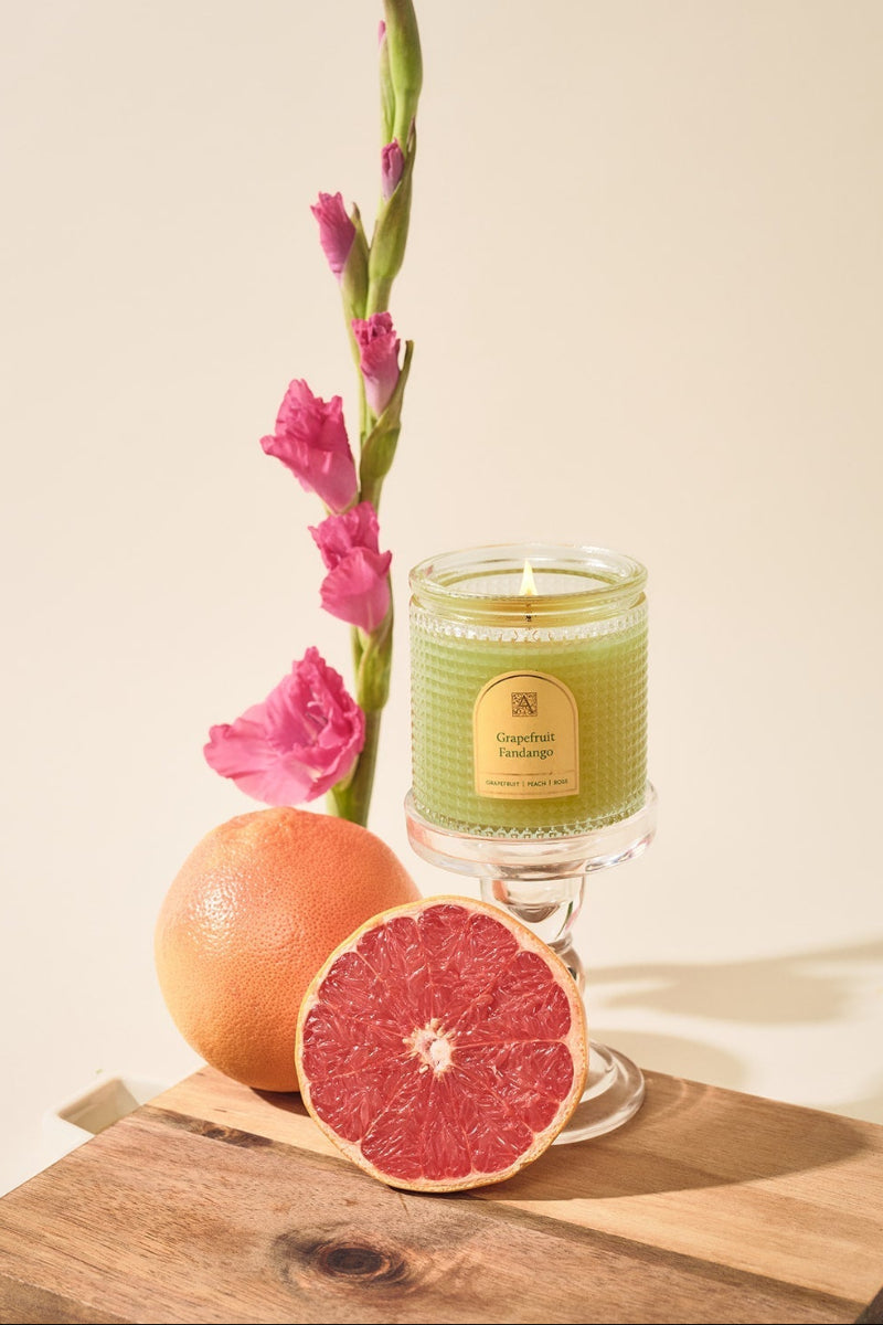 Aromatique Grapefruit Fandango Textured Candle 6 oz