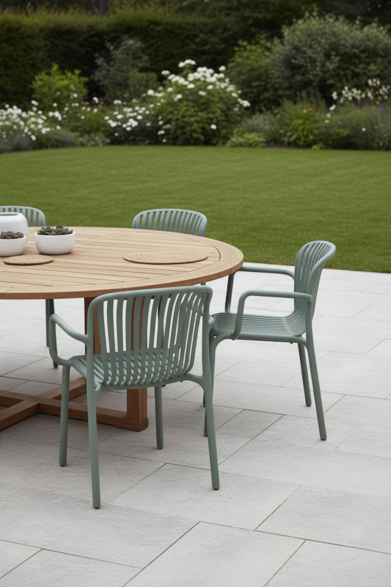 Alfresco Brene Arm Chair Verde