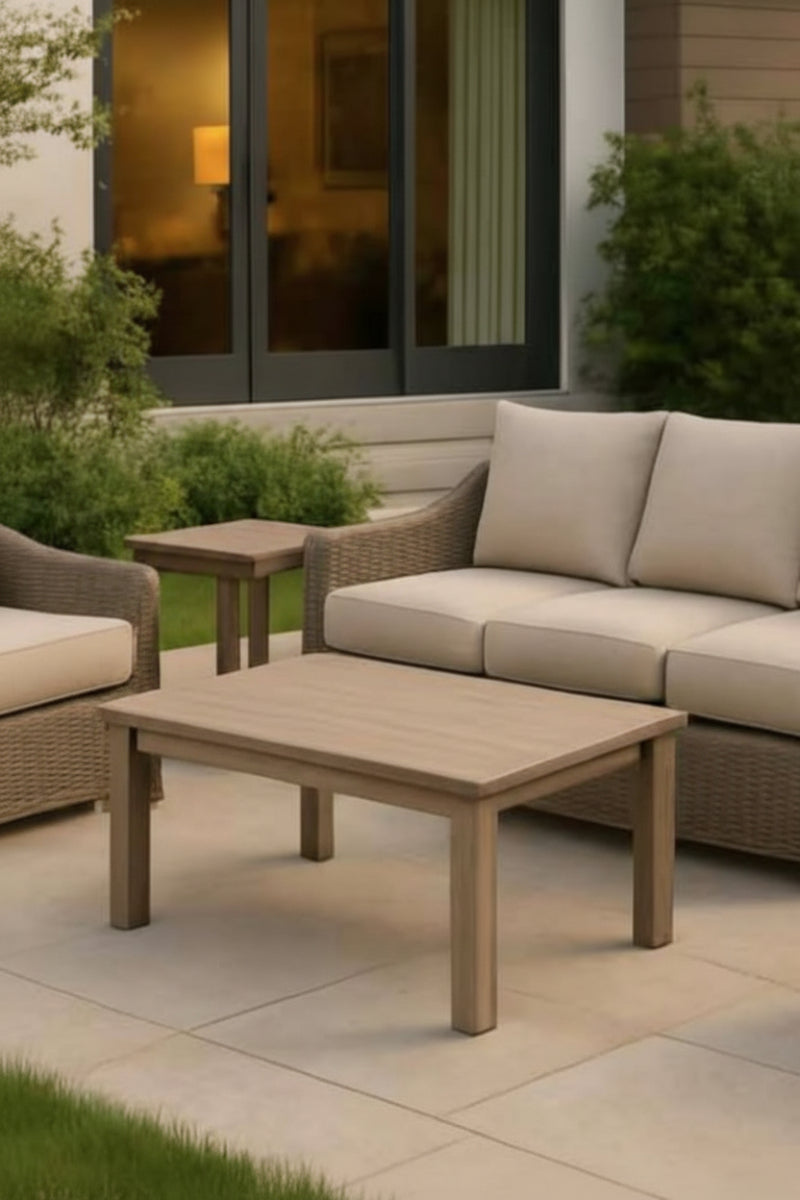 Alfresco Loggia Rectangle Coffee Table 46"x25" Hickory