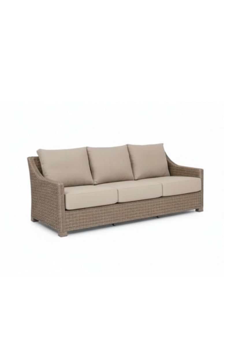 Alfresco Loggia Sofa with Cushion Sunbrella Cast Ash