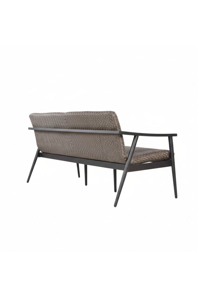 Alfresco Newport Deep Seating Sofa with Cushion 77"x30" Java Sabbie