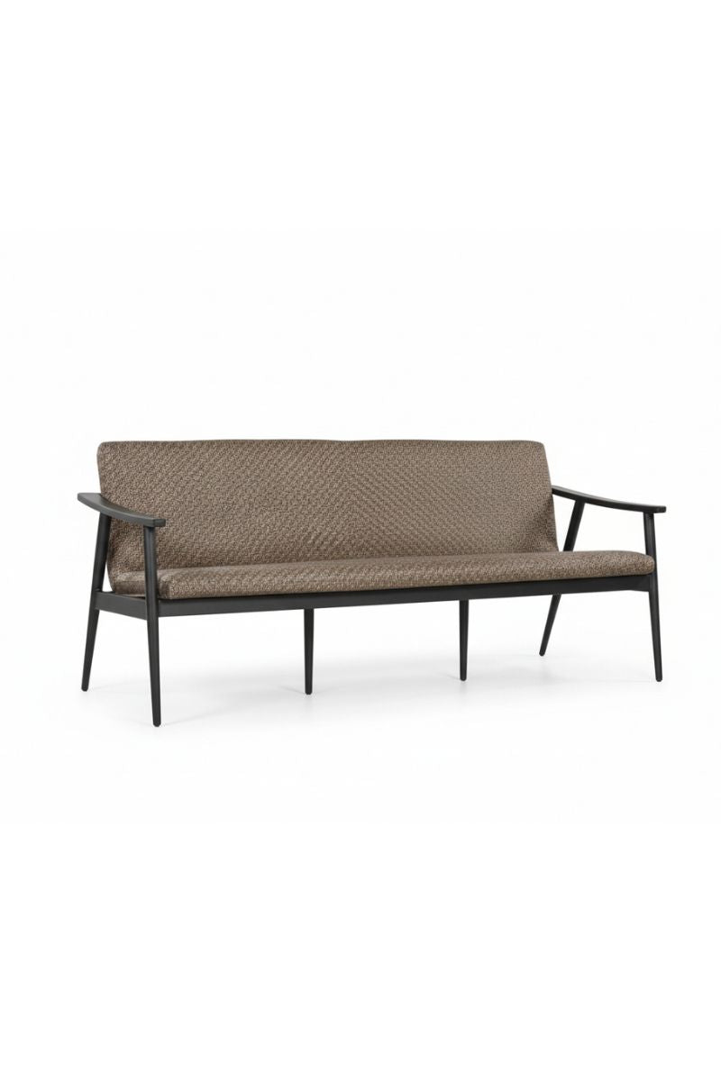 Alfresco Newport Deep Seating Sofa with Cushion 77"x30" Java Sabbie