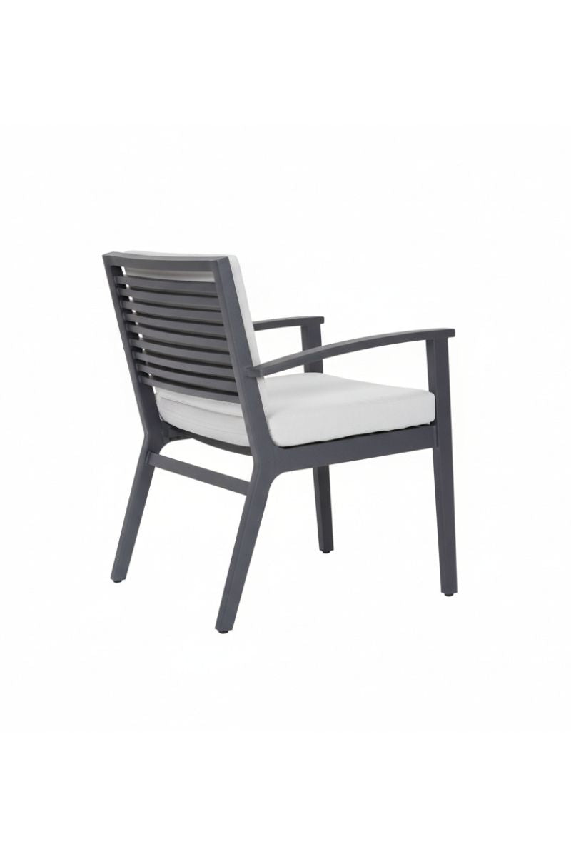 Alfresco Ramblas Dining Arm Chair with Cushion Raven
