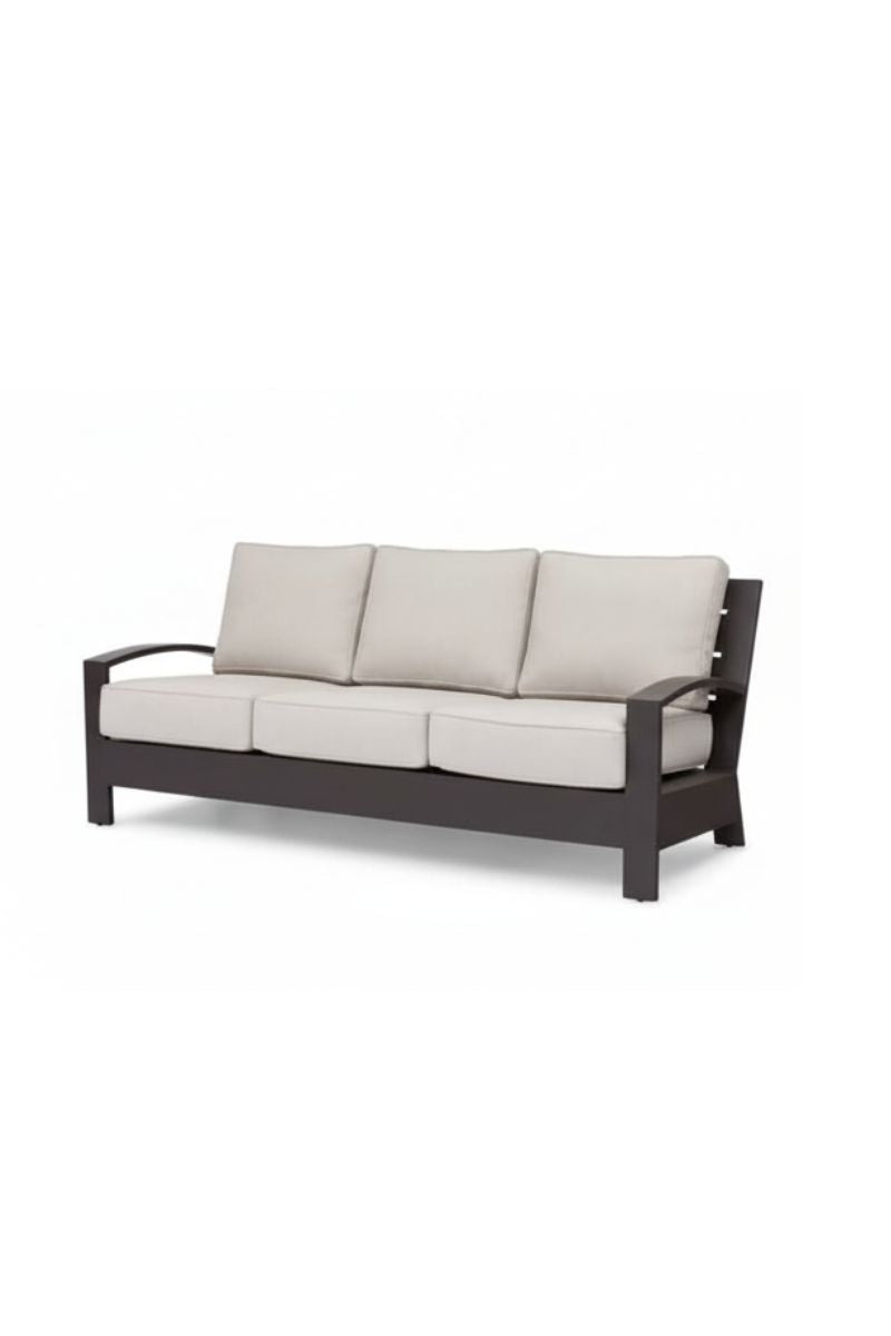 Alfresco Santa Barbara Sofa with Cushion Sunbrella Cast Silver