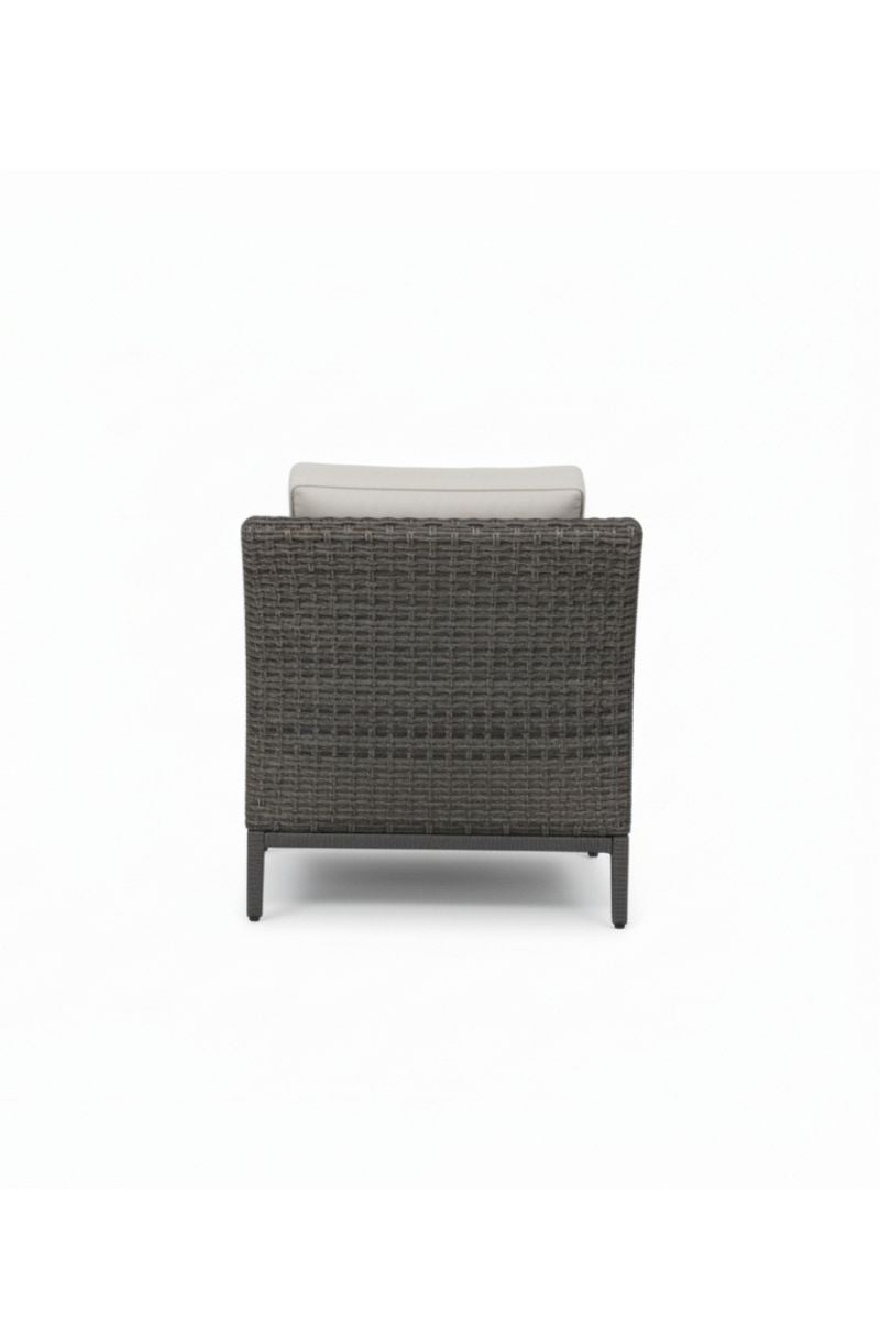 Alfresco Skytop Lounge Chair with Cushion Sunbrella Cast Silver