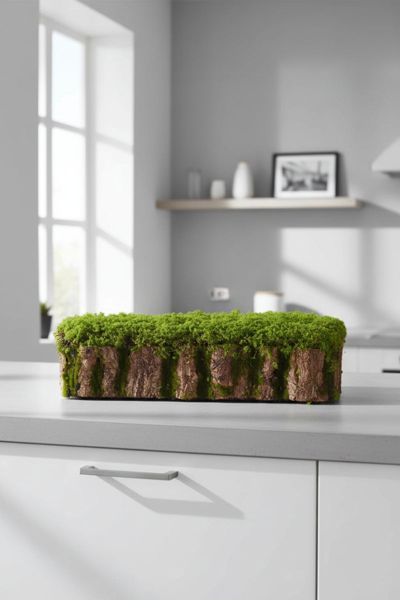 Moss Stump 21"x 5" Green