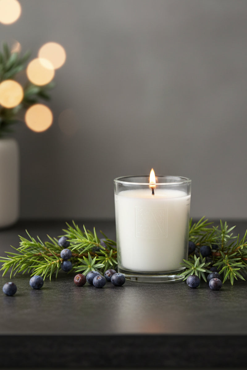 Aromatique Juniper Berry Votive Glass Candle 2.7 oz