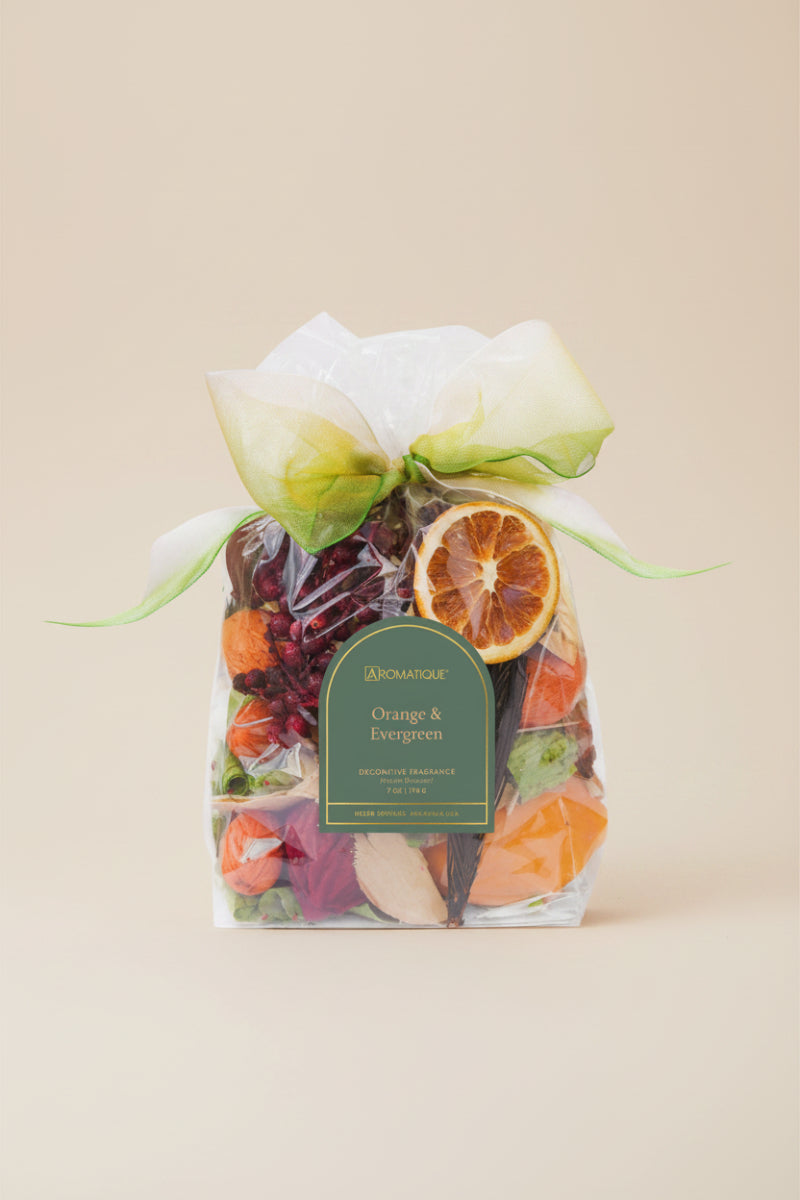 Aromatique Orange & Evergreen Decorative Fragrance Bag 7 oz