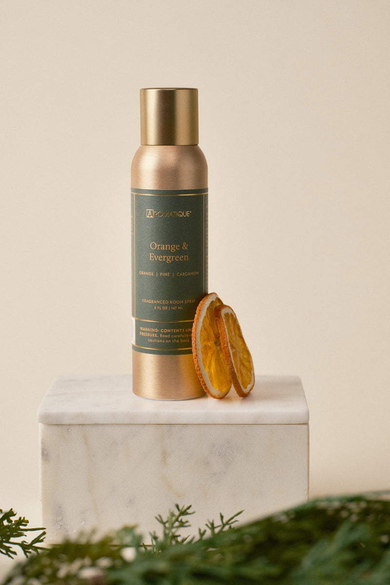 Aromatique Orange & Evergreen Aerosol Room Spray 5 oz