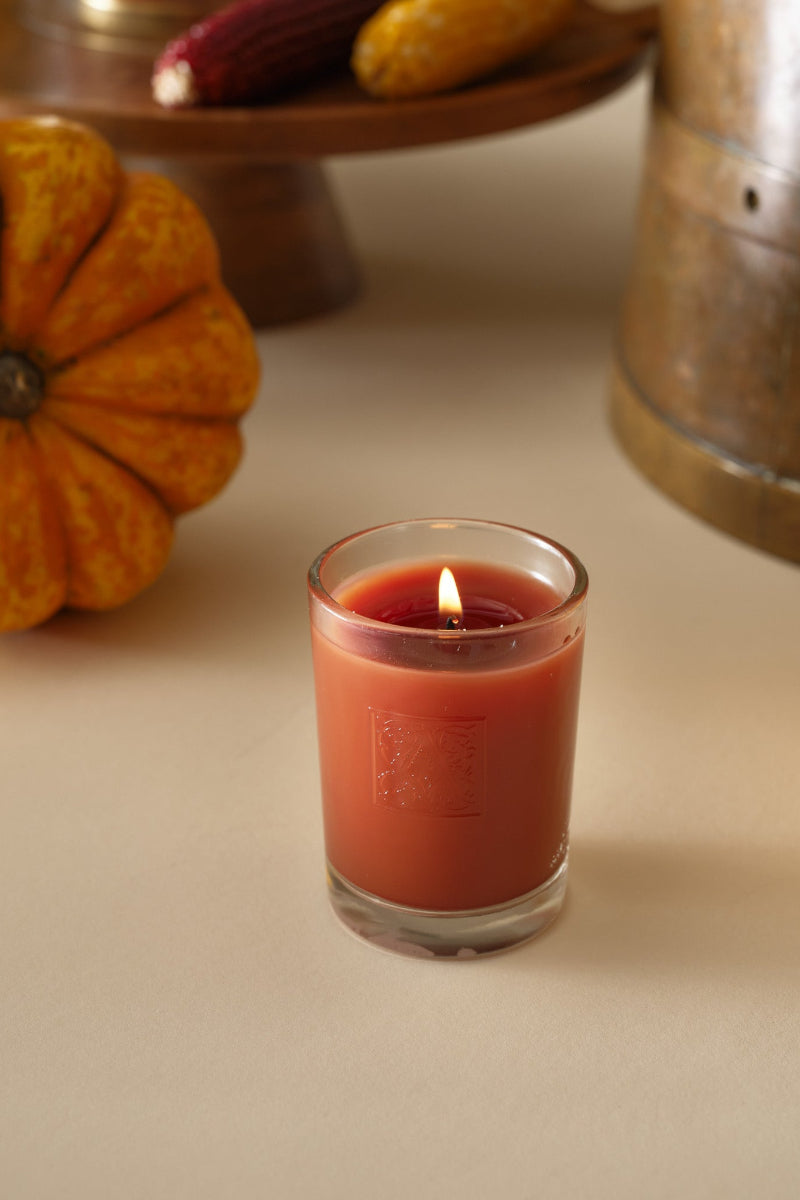 Aromatique Pumpkin Spice Votive Glass Candle 2.7 oz