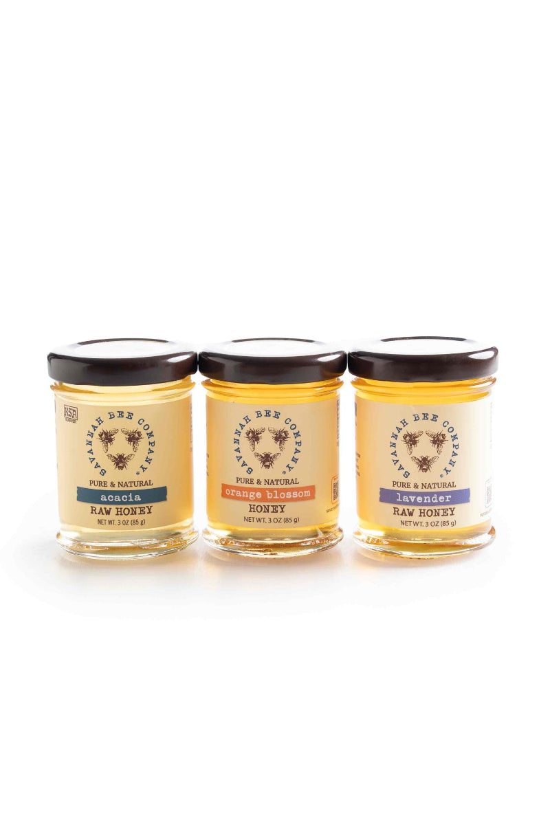 Savannah Bee Artisanal Sampler 3 oz Set of 3