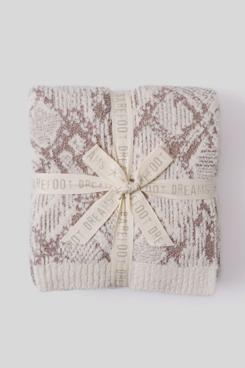 Barefoot Dreams CozyChic Cotton Shell Texture Throw 54"x72"