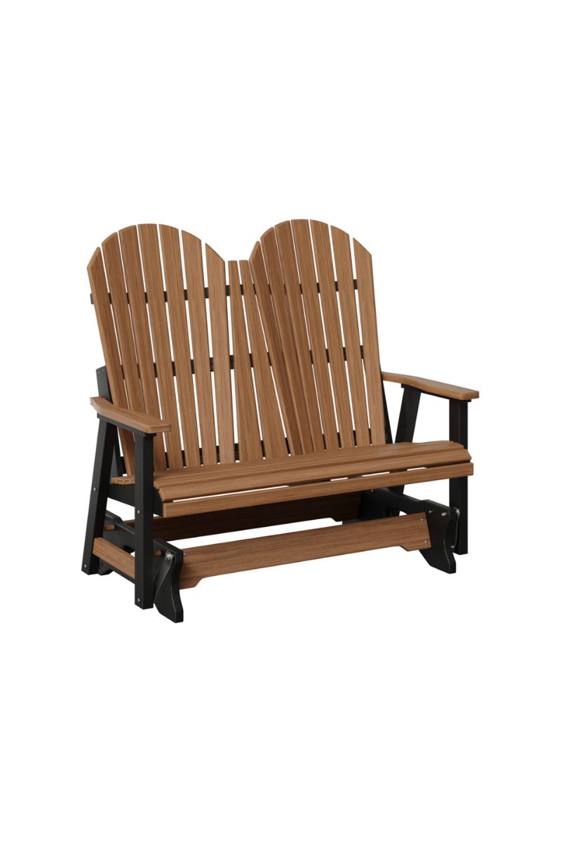 Berlin Gardens Comfo-Back Double Glider AM/BK Finish