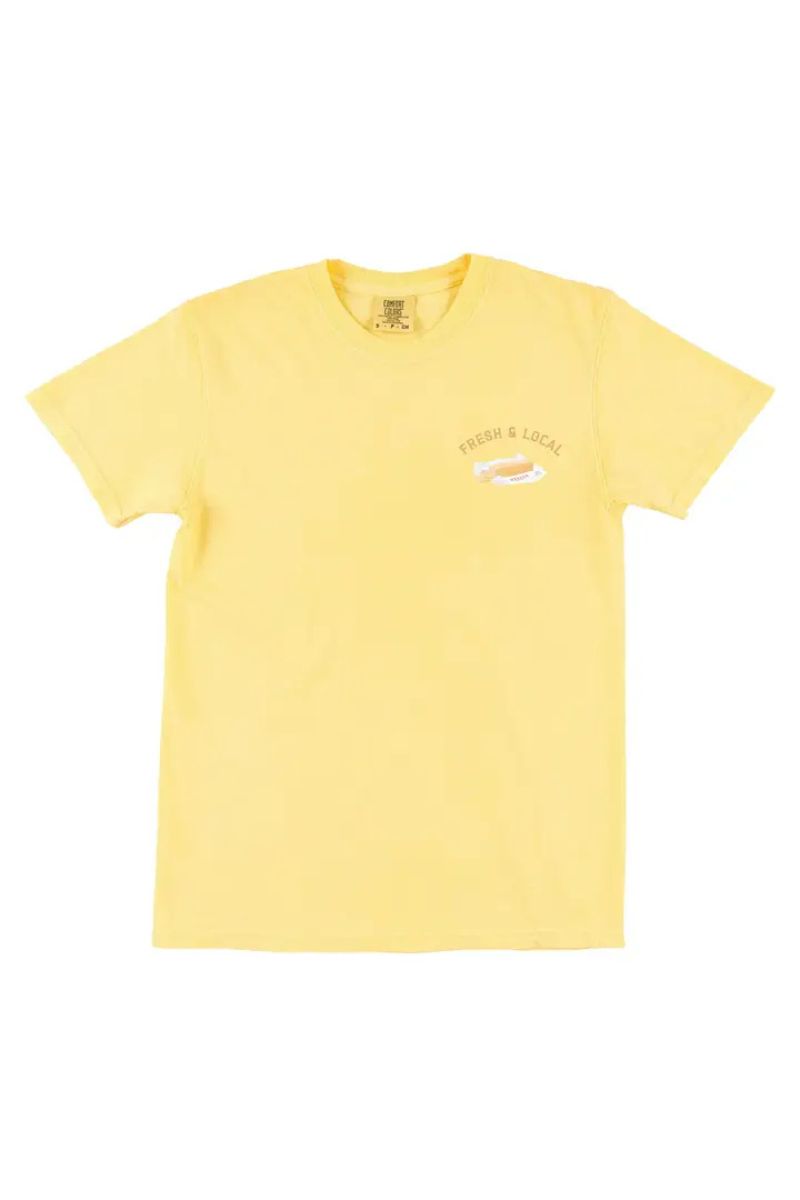 Butter Farmers Market Tee Large Butter