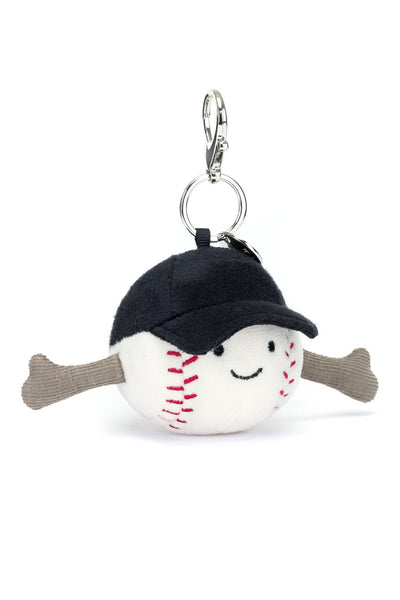 Jellycat Amuseables Sports Baseball Bag Charm