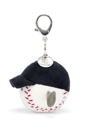 Jellycat Amuseables Sports Baseball Bag Charm