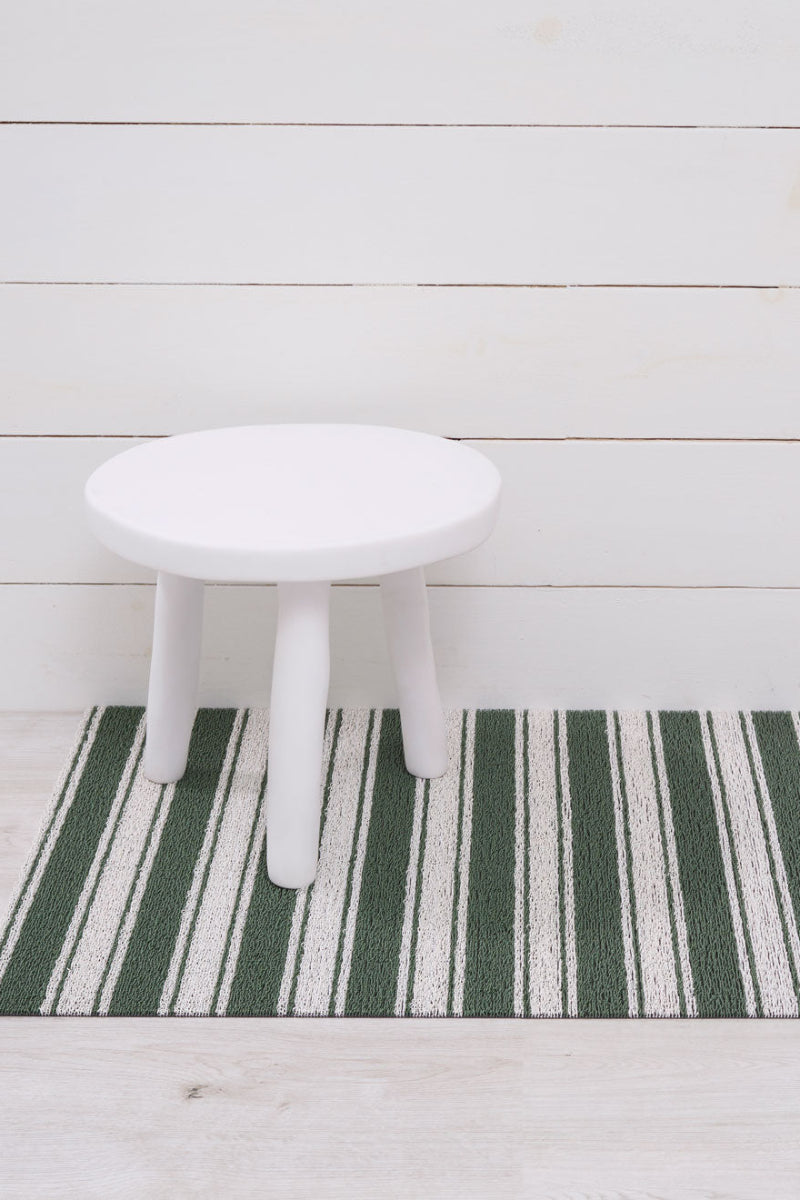 Chilewich Boardwalk Stripe Shag Mat 24"x36" Seaside