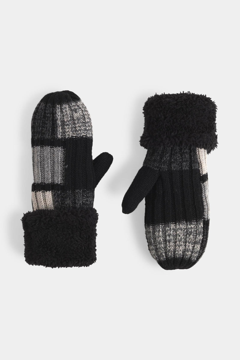 Bundle Up Mittens Black