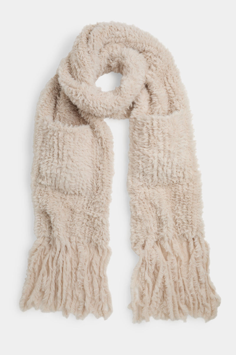 Verity Oblong Pocket Scarf Tan
