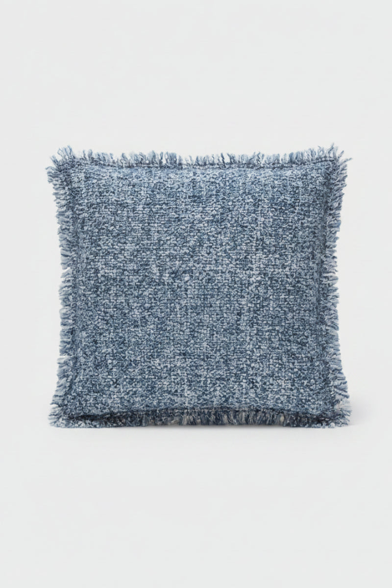Boucle Indoor/Outdoor Pillow 20"x20" Navy