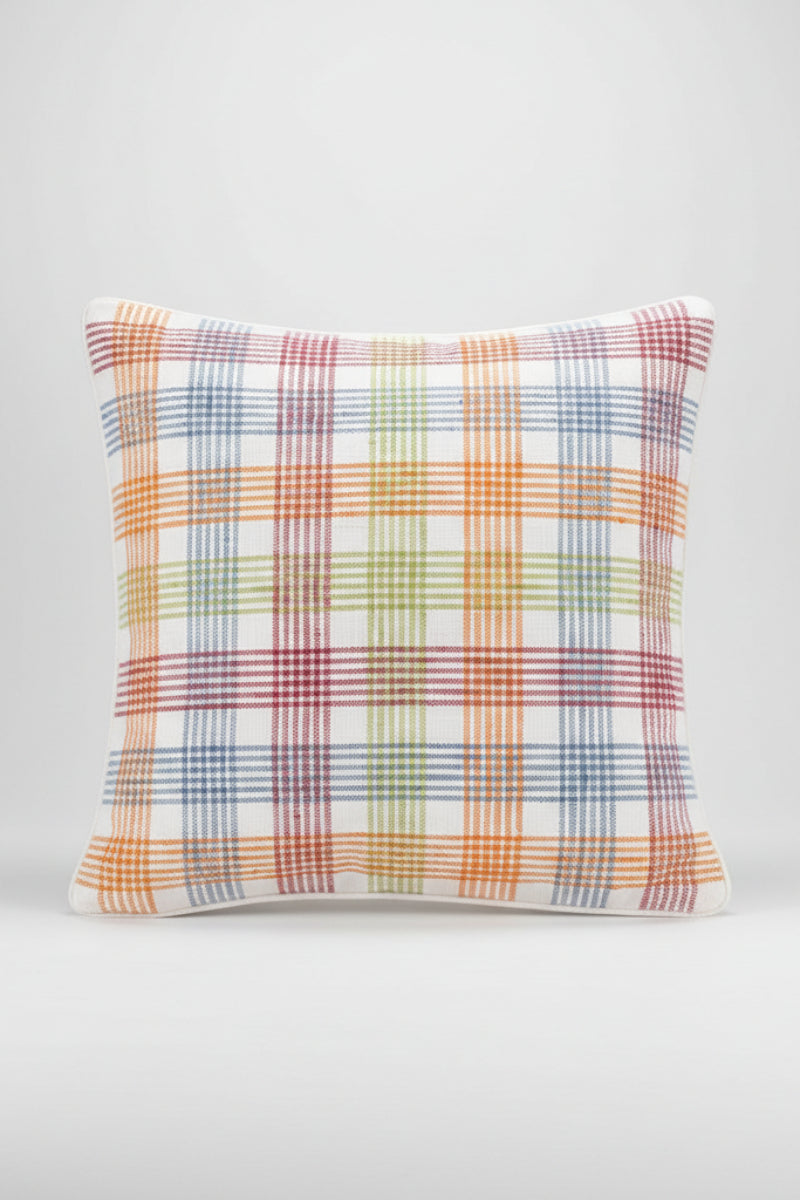 Floris Plaid Indoor/Outdoor Pillow 20" Multi