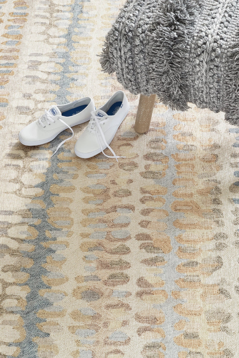 Dash & Albert Paint Chip Machine Washable Rug 2'x3' Natural