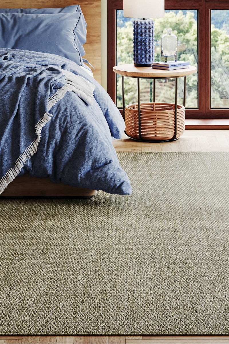 Dash & Albert Pebble Handwoven Performance Rug 2'x3' Green