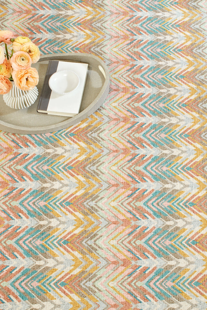 Dash & Albert Seneca Machine Washable Rug 3'x5' Stone
