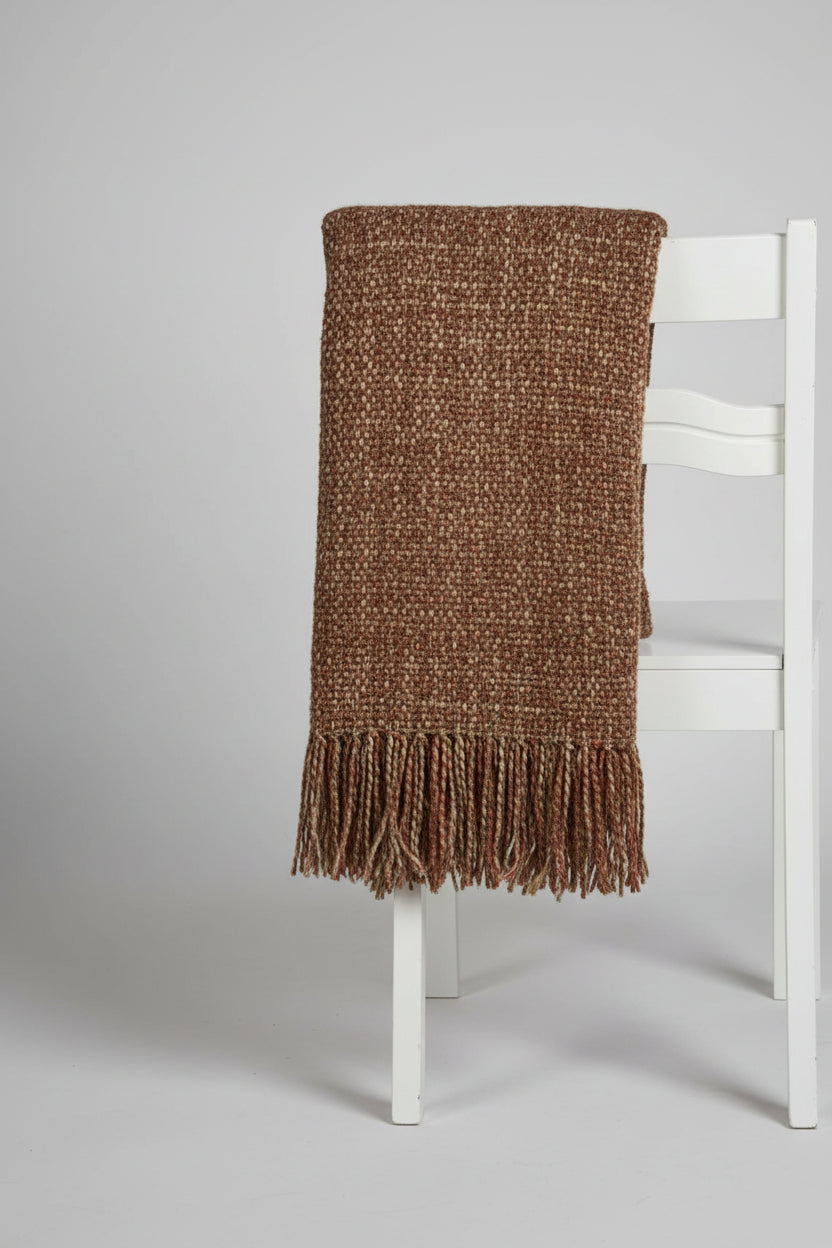 Bedford Cottage Dartmouth Throw 45"x70" Acorn