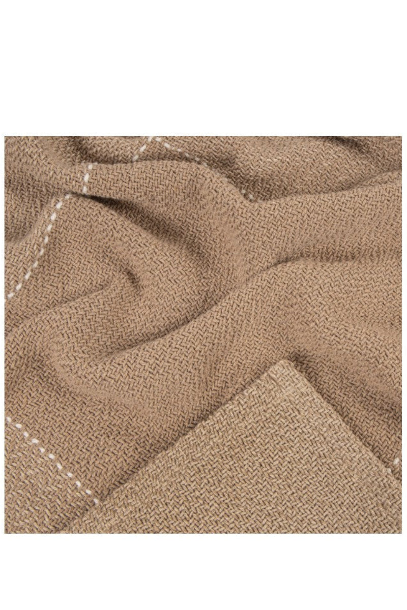Bedford Cottage Northfield Throw 50"x70" Toasted Almond