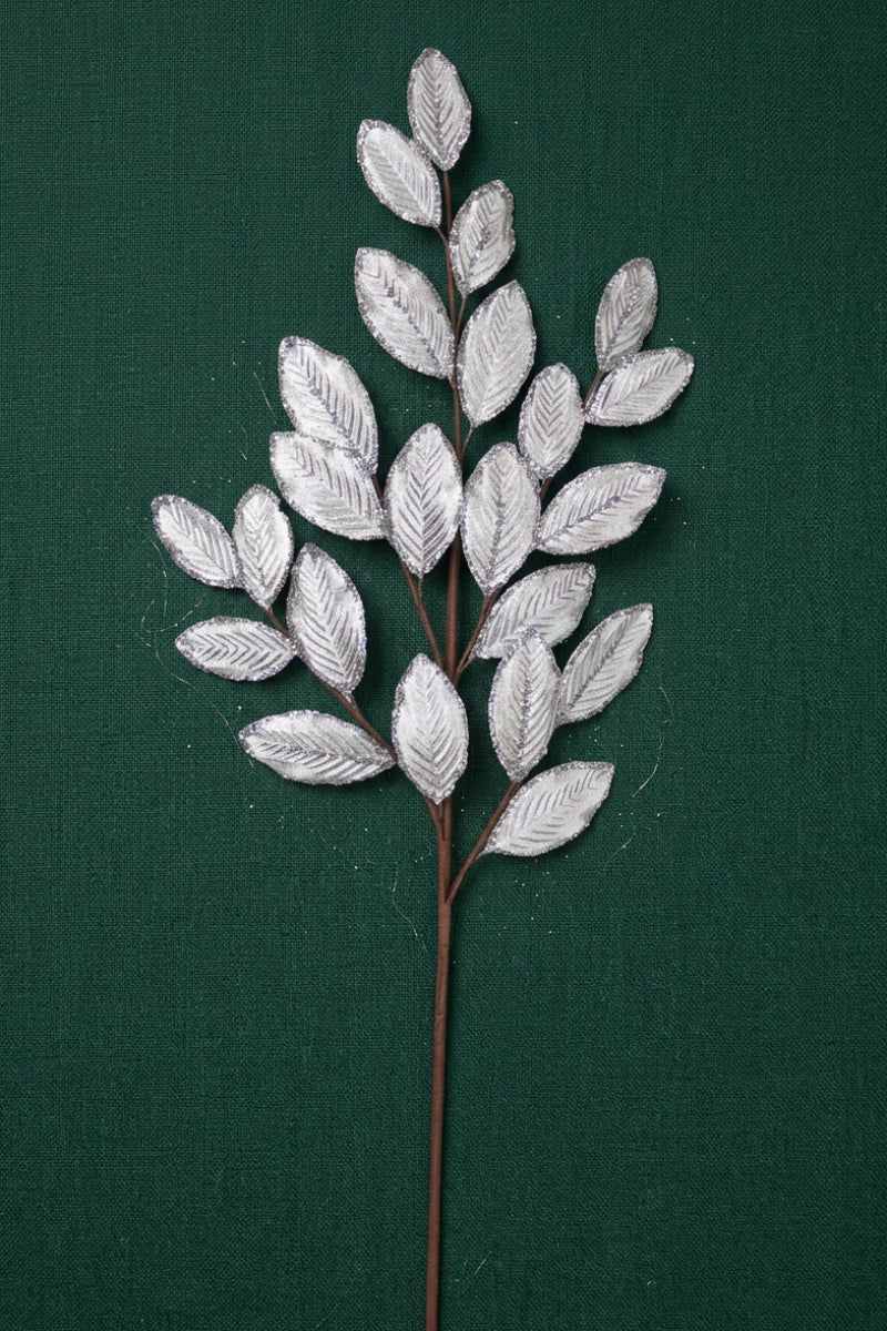 Faux Eliagnus Spray 25" Silver