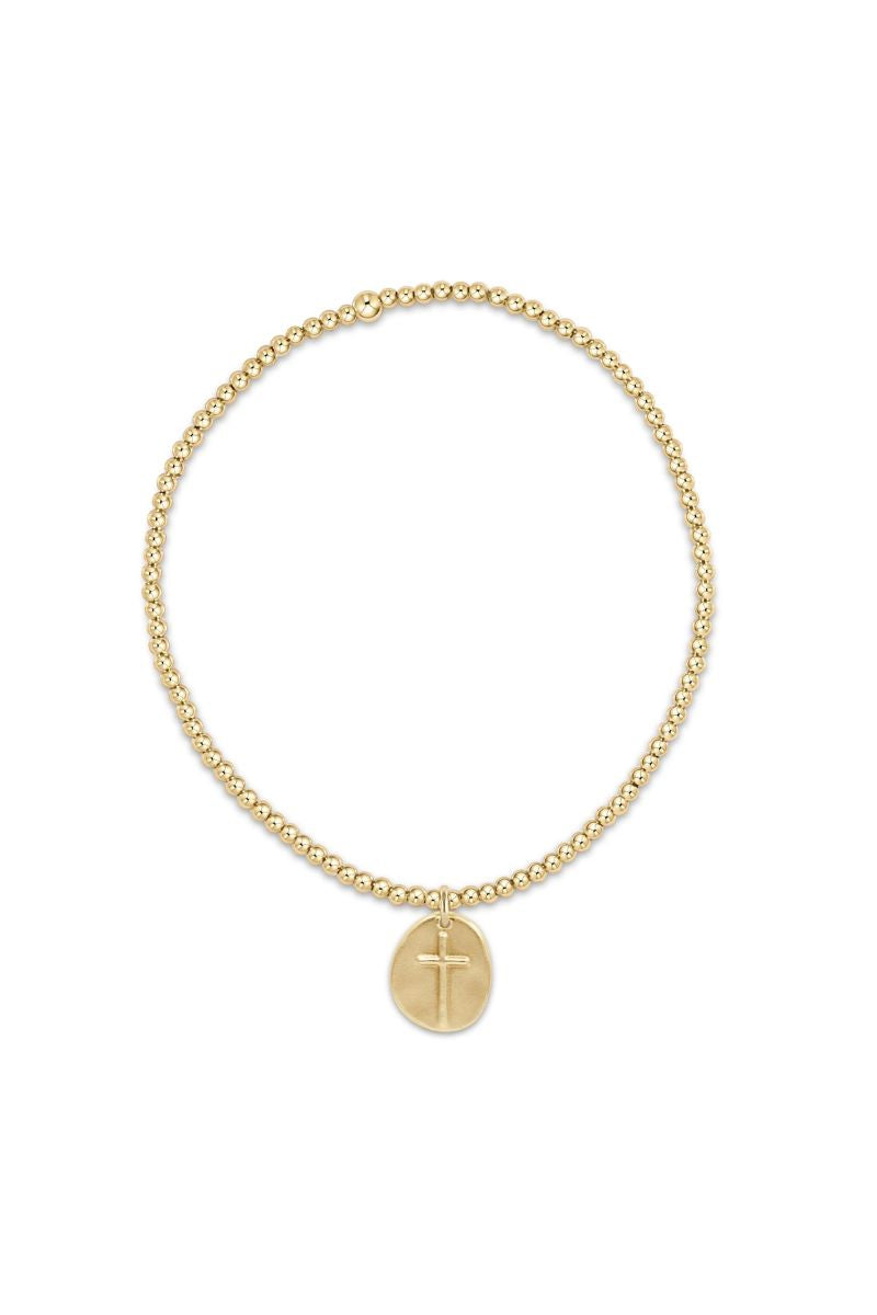 enewton Classic Gold 2mm Bracelet Inspire Small Gold Disc