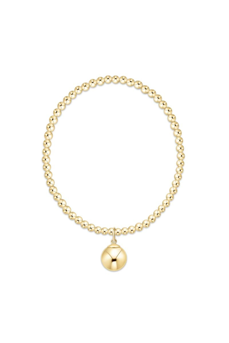 enewton Classic Gold 3mm Bracelet Classic Gold 10mm Charm