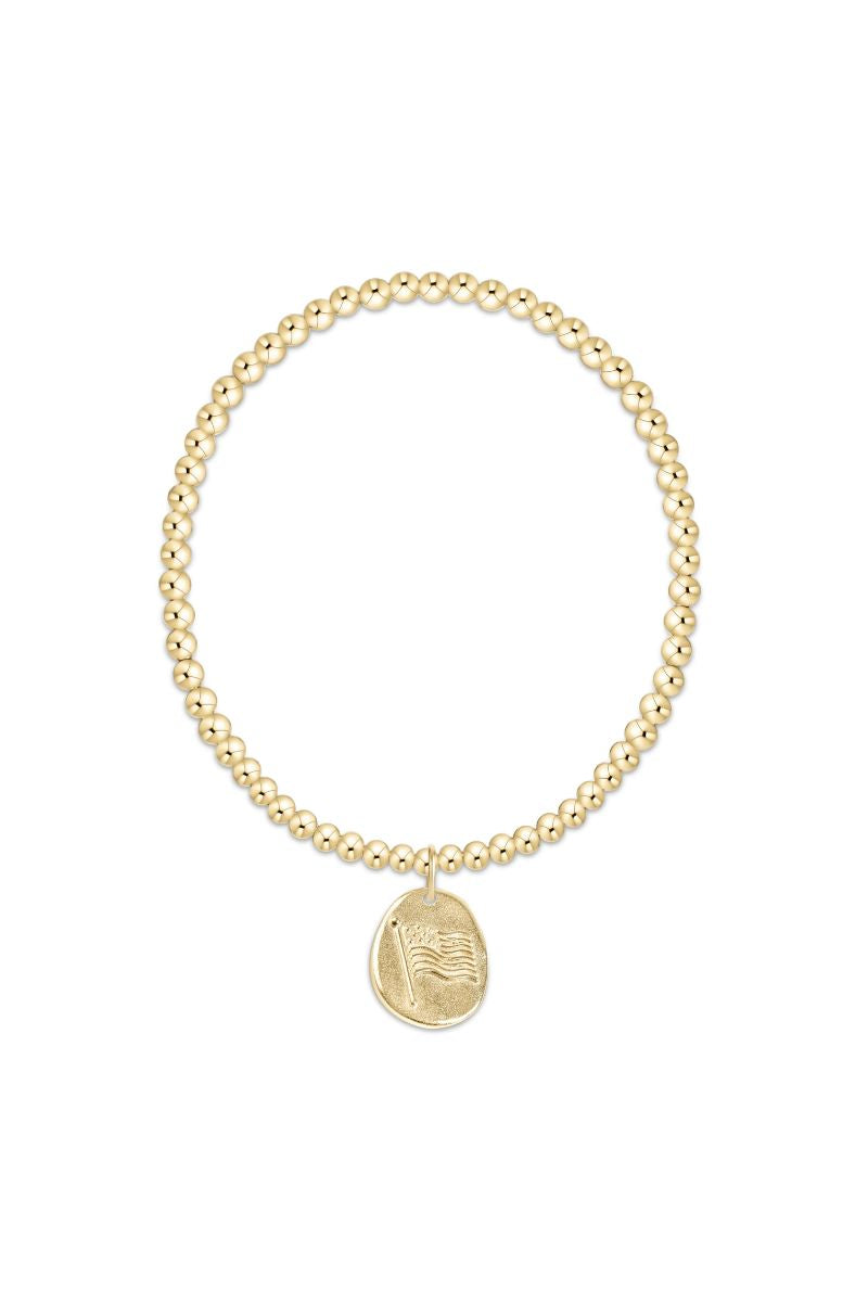 enewton Classic Gold 3mm Bracelet Inspire America Gold Disc
