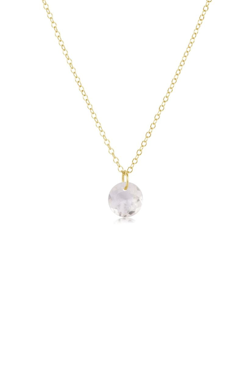enewton Necklace 16" Gold with Reflection Small Charm 04