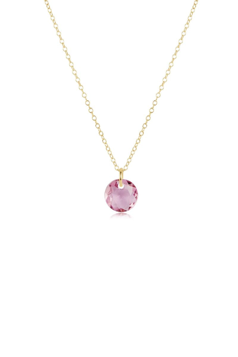 enewton Necklace 16" Gold with Reflection Small Charm 02