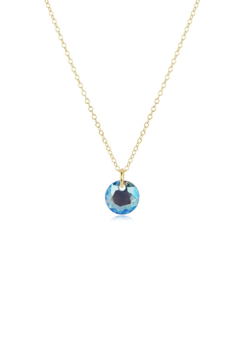 enewton Necklace 16" Gold with Reflection Small Charm 03