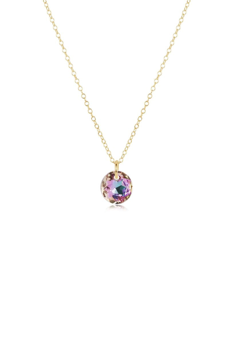 enewton Necklace 16" Gold with Reflection Small Charm 06