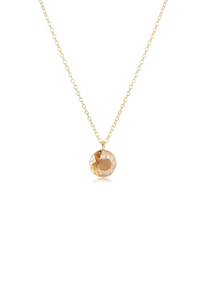 enewton Necklace 16" Gold with Reflection Small Charm 11