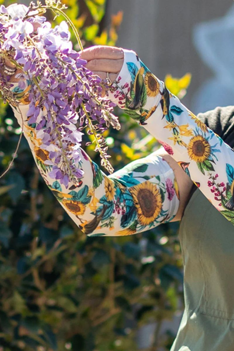 Farmers Defense Protection Sleeves L/XL Garden Flowers