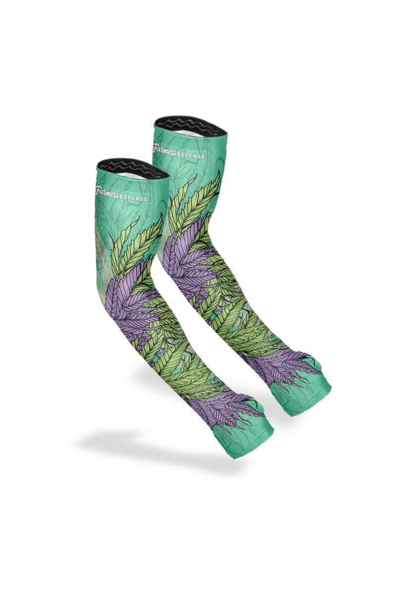 Farmers Defense Protection Sleeves L/XL Sea Weed
