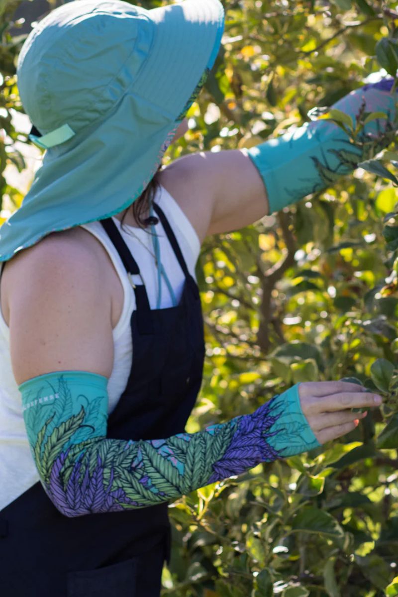 Farmers Defense Protection Sleeves L/XL Sea Weed
