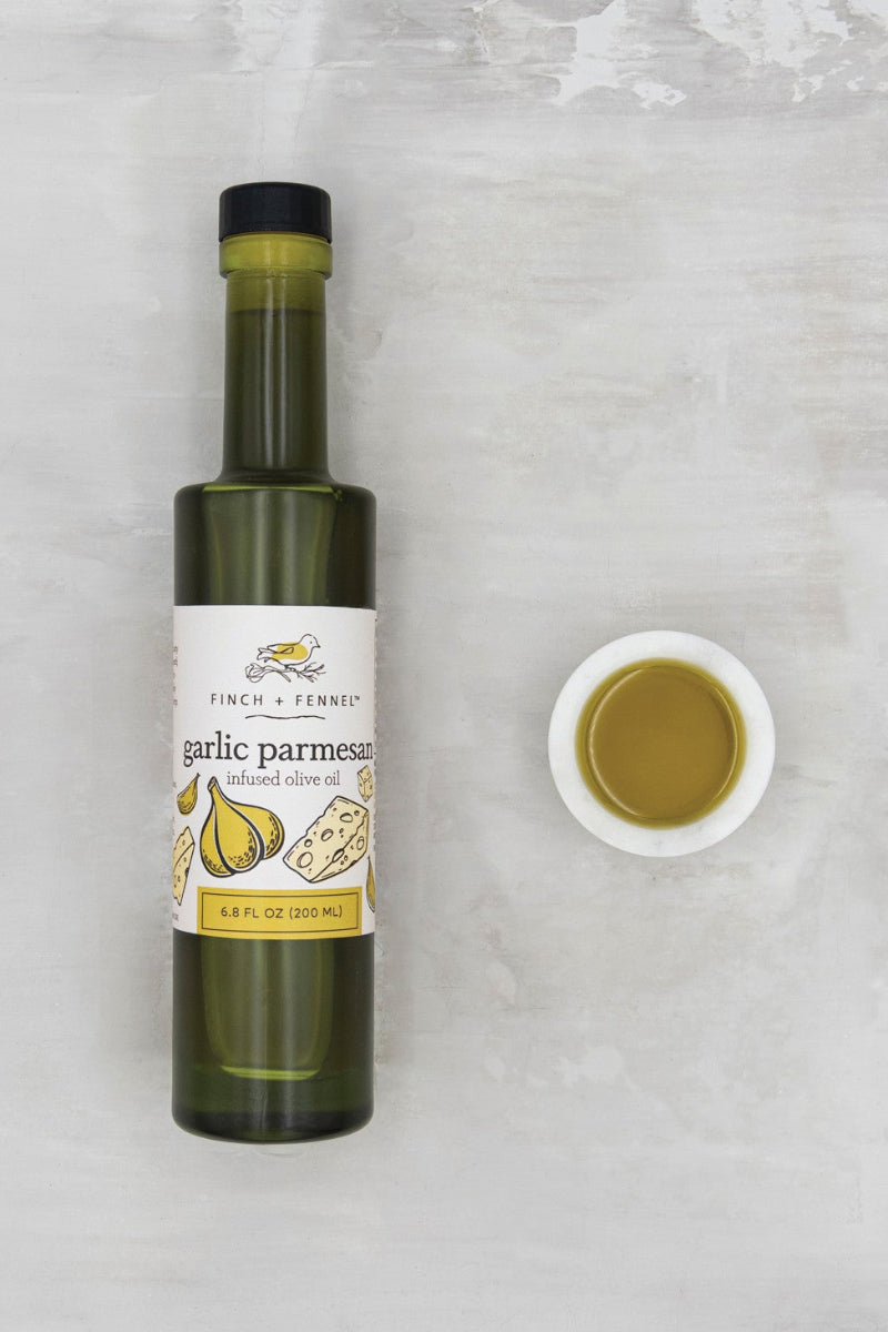 Finch + Fennel Garlic Parmesan Infused Olive Oil 6.8 oz
