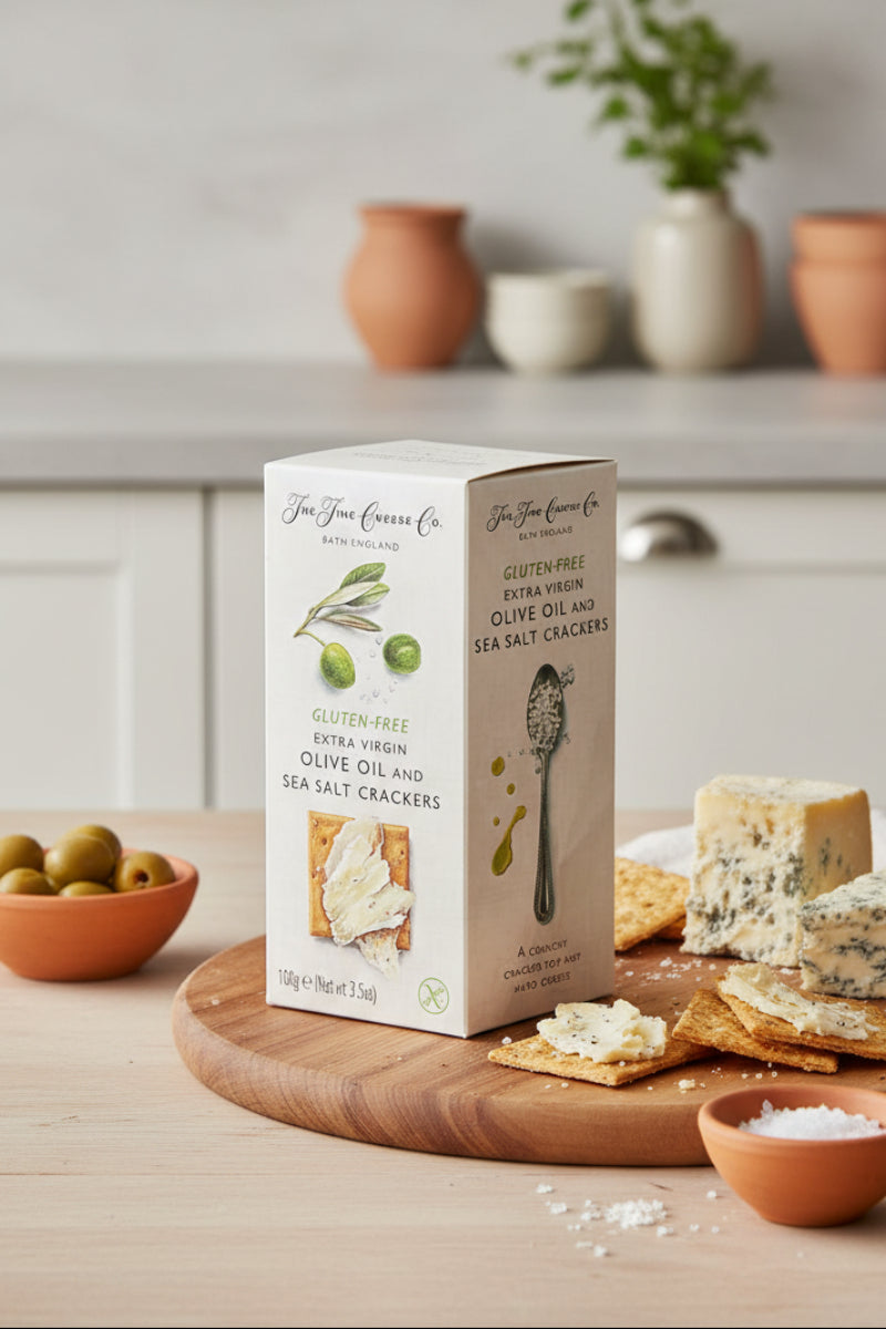 The Fine Cheese Co. Gluten-Free Extra Virgin Olive Oil and Sea Salt Crackers