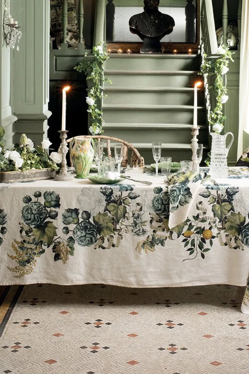 Garnier-Thiebaut Giardino Tablecloth Naturel