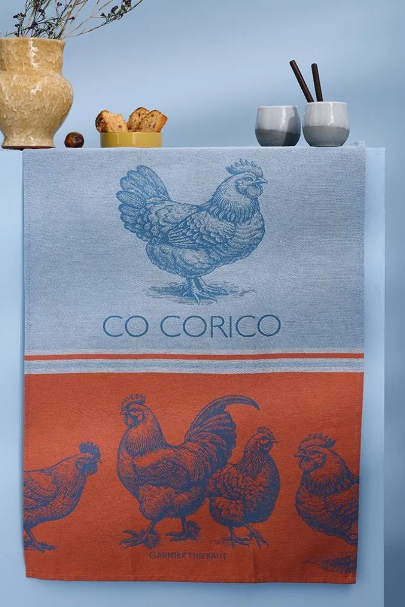 Garnier-Thiebaut Co Corico Tango Kitchen Towel