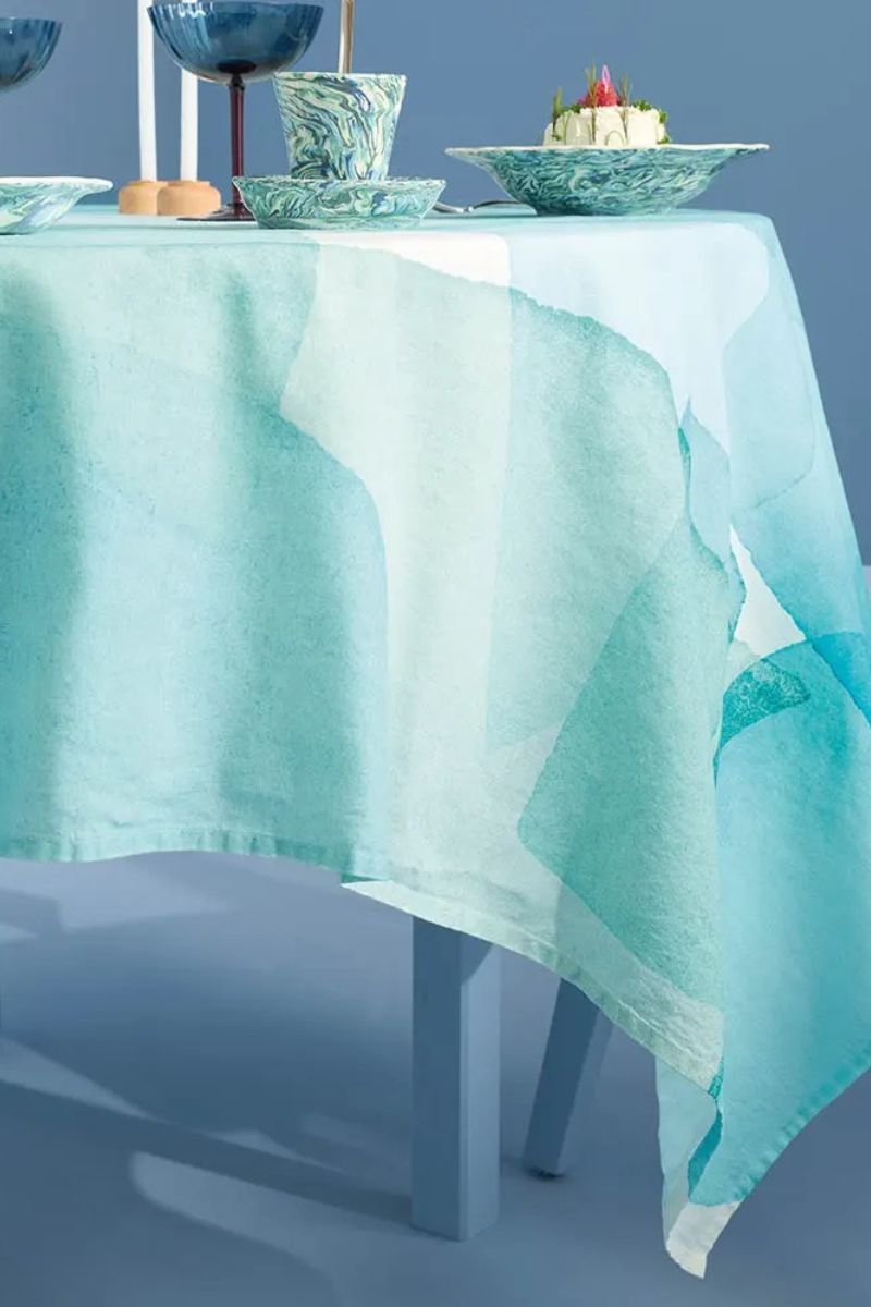 Garnier-Thiebaut Aqua Tablecloth Mineral