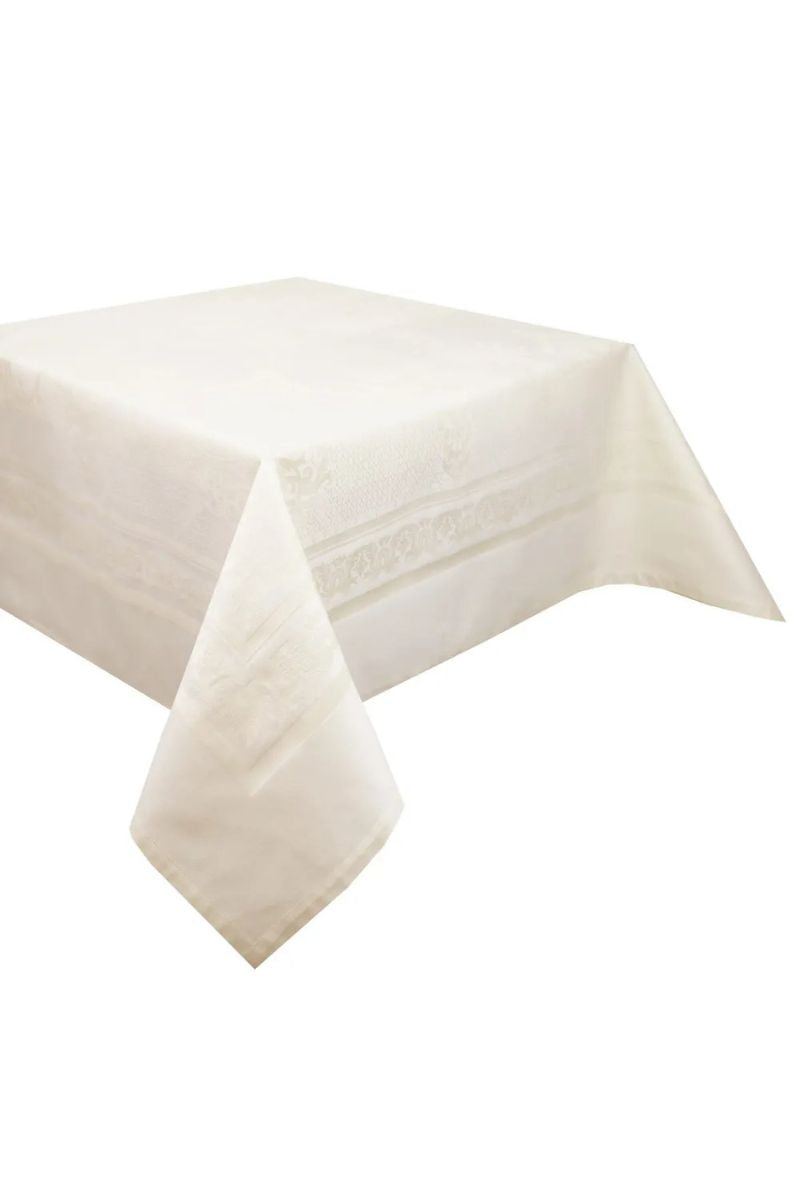 Garnier-Thiebaut Beauregard Tablecloth Ivoire